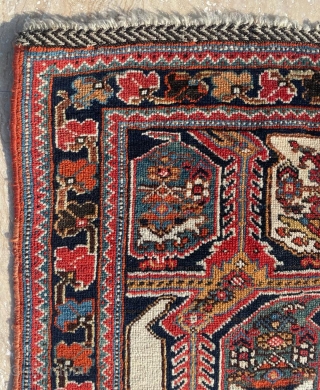 Persian Avshar Bagface Circa 1870s size 88x58 cm                         