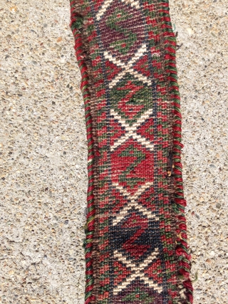 Baluchi trapping from the 1900 all natural colors.                         