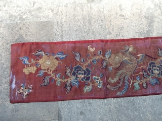 Chines textıle 
Size : 1,78 x 0,28                          
