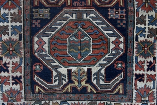 Caucasian Lenkaron runner. Probably late 19th century. All natural colors. 352cm x 100cm/ 11’ 6,58” x 3’ 3,37”               