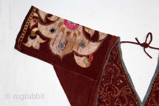 Women Blouse Backless(Choli) From Himachal Pradesh,Chamba India.C.1900.(DSL05340).                          