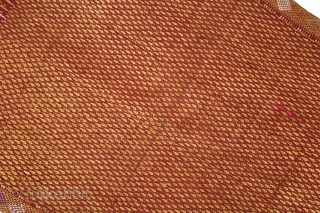 Phulkari From East(Punjab)India Called As Phulkari. Rare Design. Floss Silk on Hand Spun Cotton khaddar Cloth.(DSL05190).                 