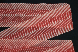 Laheriya Pagri(Turban) Worn During the Monsoon Fine Cotton Mull-Mull.C.1900.Royals Family Rajasthan India.Length 15 to 18 miter.(DSL05060).                 