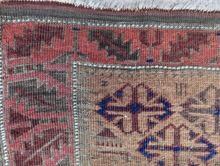 19th century Baluch rug. Former Jack Cassin collection. Camel wool field.

2'8" x 4'7"                    