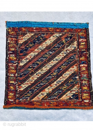 	Very fine shahsevan soumac bagface circa 1870,in very good condition,size 55x55cm                      