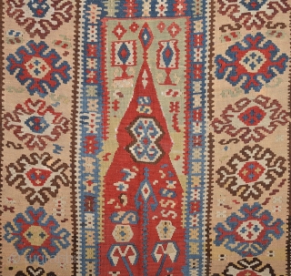 Mid 19th Century Erzurum Prayer Kilim size 118x172 cm                        