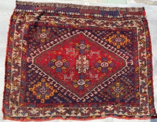 Khamseh Bagface Circa 1870 Size: 52x65 cm                          