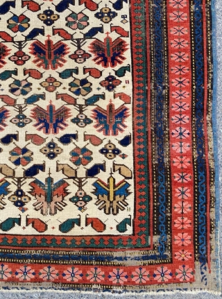 Shirvan Kuba Rug Circa 1860’s Size: 90x155 cm                         