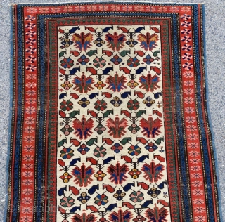 Shirvan Kuba Rug Circa 1860’s Size: 90x155 cm                         