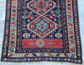 Shirvan Rug Circa 1880 Size: 150x325 cm                          