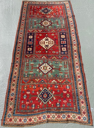 Caucasian Rug Cica 1870’s Size: 125x265 cm                          