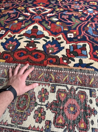 Persian Bakhtiari rug circa 1930 it is in Malayer quality. In superb condition, full condition, wonderful size.
Size: 308 x 205 cm

E-mail to halilkokogluu@gmail.com . 

Also, you can simply find my further contact  ...
