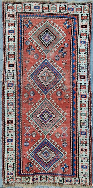 East anatolia .
Size ; 113x225 cm.

If you do not get an answer when you ask directly, my alternative e-mail address is; arisoylarmobilya@gmail.com vintagerugsra51@gmail.com . There may be a system error, i apologize  ...
