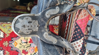 West anatolia , Ottoman .
silver embroidered...
Cerkez , horse saddle                        