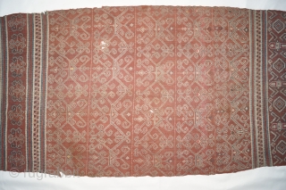 Rare Pua sungkit ceremonial cloth tribal Iban dayak people Borneo Kalimantan island 19th century contact us for detail piguraart@gmail.com              