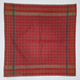 Real Madras Handkerchief  Scarf From South India Madras Region. India. Woven on Cotton with Manchester Print Backing. The chequered RMH Scarf (Real Madras Handkerchief ) Exported to the Caribbean., which was  ...