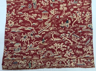 Cheena-Cheeni no Jhablo or Jhablo (Blouse) of Parsi Community From Surat Gujarat India. 

The pattern Elements of this Jhabla is related to a folk Tale. 

The garden scene is filled with repeats of a variety of flowering trees,  ...