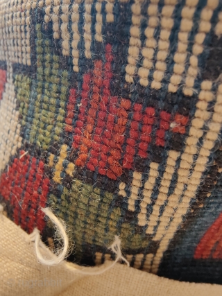 Antique blue weft karapchov Kazak, dated 1300 / 1879

240x165cm                        