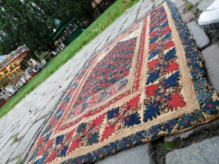 Rare and great Macedonian/ Bulgarian/ Greek  ortoman18th silk embroydery                       
