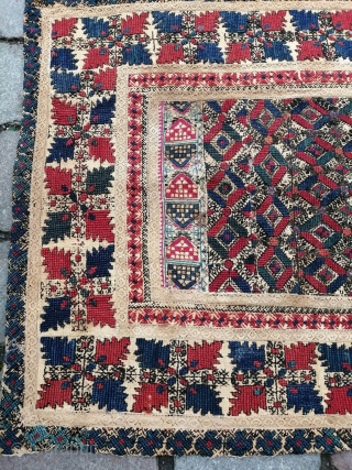 Rare and great Macedonian/ Bulgarian/ Greek  ortoman18th silk embroydery                       