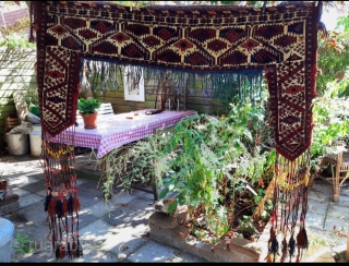 Antique kapunuk Turkmen, with original passementery. Ersari/yomut. End of 19th                       