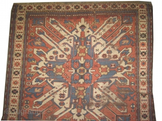 


Tchelaberd-Kazak Caucasian knotted circa 1885 antique, collectors item, 217 x 134 cm 
 carpet ID: K-4230
The black knots are oxidized, the knots are hand spun lamb wool, the warp and the weft  ...