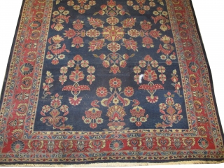 
Malaier Persian, knotted circa 1920 antique, 262 x 343 cm, carpet ID: P-1528
Uniformly short pile, in good shape.               