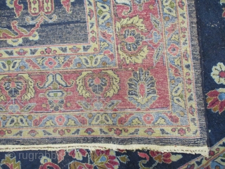 
Malaier Persian, knotted circa 1920 antique, 262 x 343 cm, carpet ID: P-1528
Uniformly short pile, in good shape.               