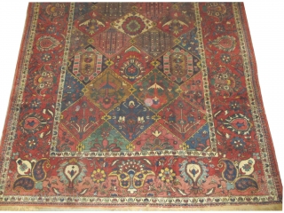 
Baktiar Persian knotted circa 1922 antique, 212 x 300 cm, carpet ID: P-6243
Minor places to be knotted.                