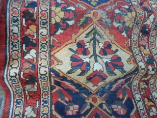 Antique runner Chahar Mahal-va- Bachtiari size 404 x 105cm.
Some areas have visible the foundations. Look at the photo-
Runner has been washed professionally. Natural dyes.
More info or pictures on request. Regards from the  ...