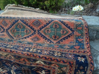 Antique Afshar Khorjin end XIX th.century in very, very good condition with
all the kilim at the end. natural Dyes, all wool. Size cm. 118 by 107 cm.
More info and photos on request.  ...
