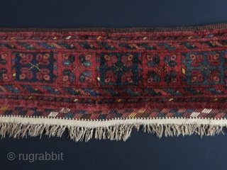 Turkmen Ersari torba. 1920-30s. 

Size: 100 x 29 cm (39" x 11").                     