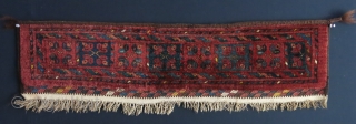 Turkmen Ersari torba. 1920-30s. 

Size: 100 x 29 cm (39" x 11").                     
