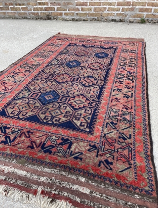 Incredible Quality Timuri Baluch Rug with top wool, colors and tight weave in remarkable condition!                  