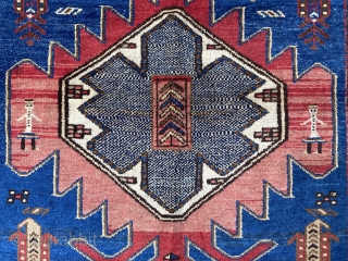 Decorative mazlakhan with unusual border and lovely details size 200x130 cm                      