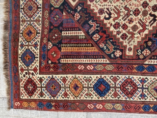 Khamseh colorful rug size 305x160 cm                           