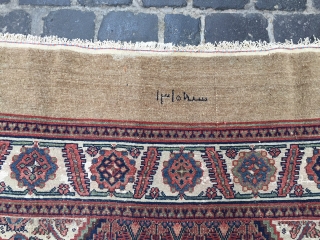Sarab dated in three places 1315 Hijri camel hair 
good condition size 380x210 cm                   