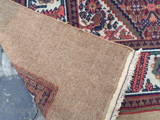 Sarab dated in three places 1315 Hijri camel hair 
good condition size 380x210 cm                   
