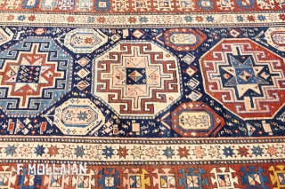 Caucasian Kazak Gallery Size Carpet Antique ca. 1900

378 × 122 cm (12' 4" × 4' 0"),

The price for Extra EU citizens/UE Companies: €1,631.00          