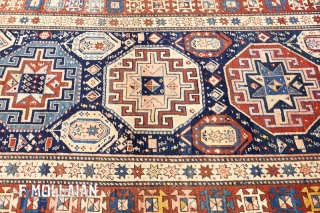 Caucasian Kazak Gallery Size Carpet Antique ca. 1900

378 × 122 cm (12' 4" × 4' 0"),

The price for Extra EU citizens/UE Companies: €1,631.00          