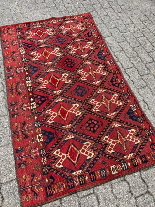Antique Turkmen Beshir Chuval from the Amu Darya region. Very nice collector’s item. http://www.najib.de                   