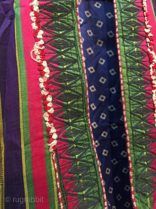 Tribal turkman handcrafted silk chappan /robe from Afghanistan.
In excellent condition                       