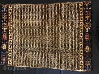 Antique Qashqai rug  fragment 147 x 102 cm                        