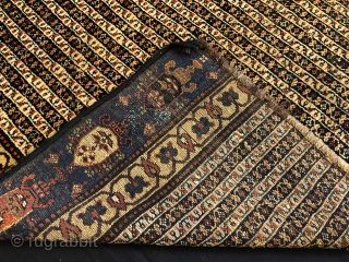 Antique Qashqai rug  fragment 147 x 102 cm                        