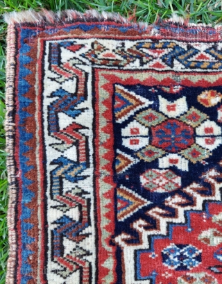 19th. Century Persian Qashqai Bag face size 42 x 49 cm                      