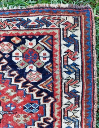 19th. Century Persian Qashqai Bag face size 42 x 49 cm                      