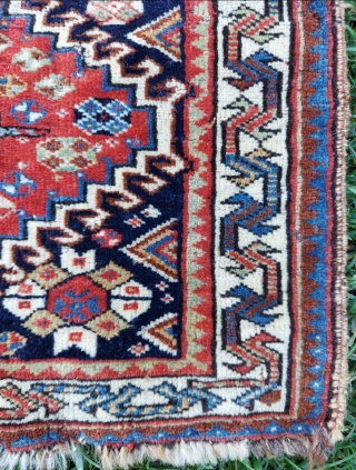 19th. Century Persian Qashqai Bag face size 42 x 49 cm                      