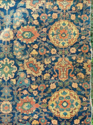 Tabriz Rug Fragment Circa 1870 size:125 x 282 cm                        
