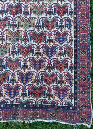 20th Century Persian Avshar Rug size: 141 x 195 cm                       