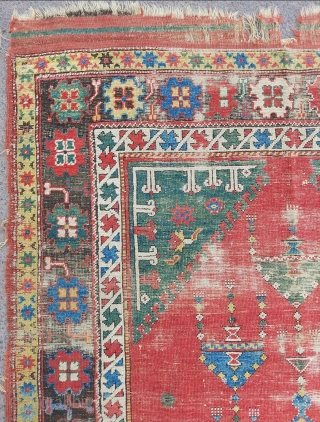 18th Century Anatolia Dazkiri Rug size: 150 x 275 cm                       